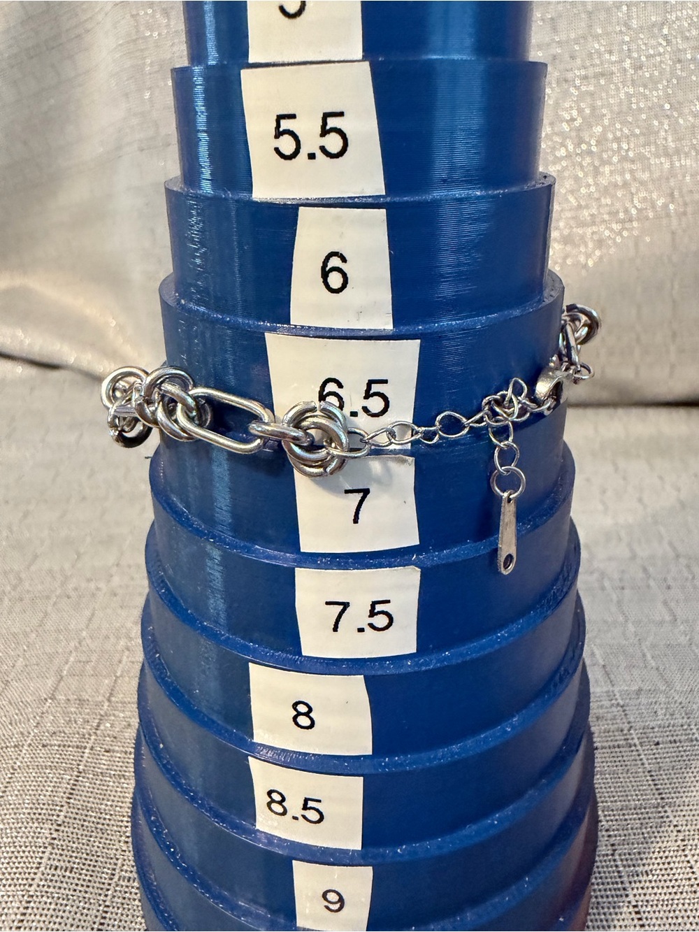 Stainless Steel Knot Link Necklace - Women Jewelry - Picture 5 of 6